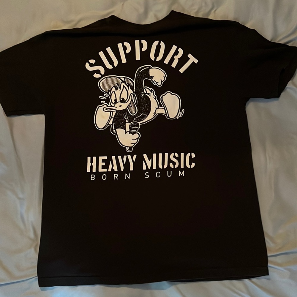 Born Scum XL black t shirt